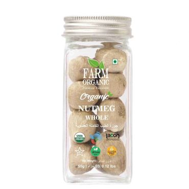 Farm Organic Nutmeg Whole 55 g